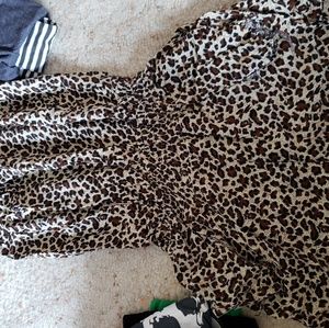 Leopard sleeveless romper